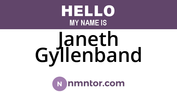 Janeth Gyllenband