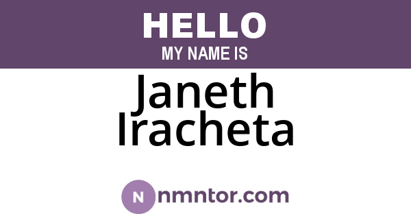 Janeth Iracheta