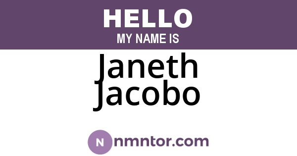 Janeth Jacobo