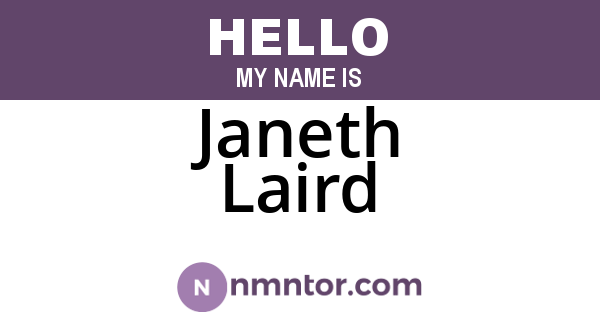 Janeth Laird