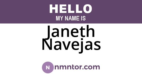 Janeth Navejas