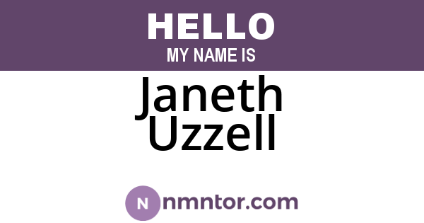 Janeth Uzzell