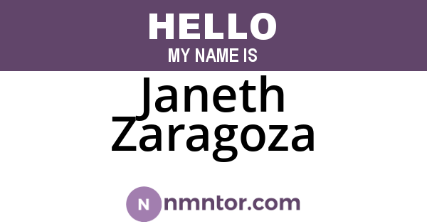 Janeth Zaragoza