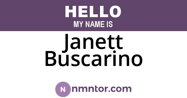 Janett Buscarino