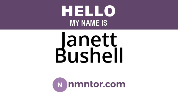 Janett Bushell