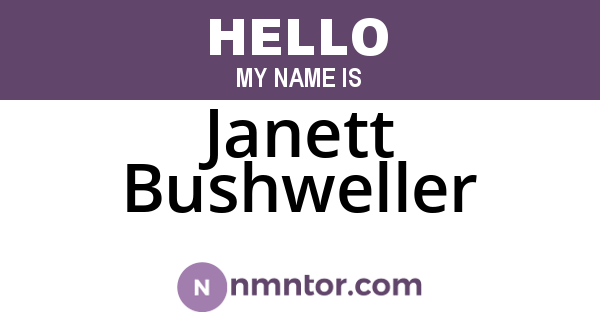 Janett Bushweller