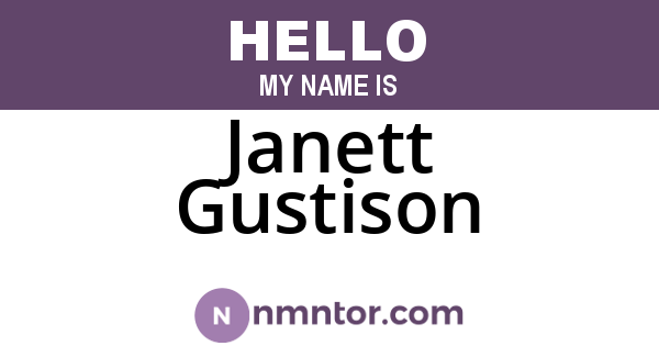 Janett Gustison