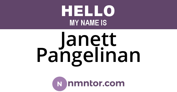 Janett Pangelinan