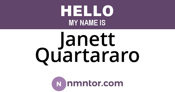 Janett Quartararo
