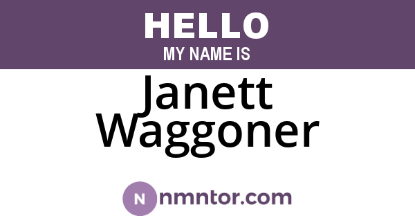 Janett Waggoner