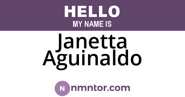 Janetta Aguinaldo