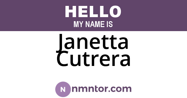 Janetta Cutrera