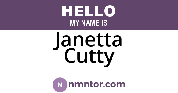 Janetta Cutty