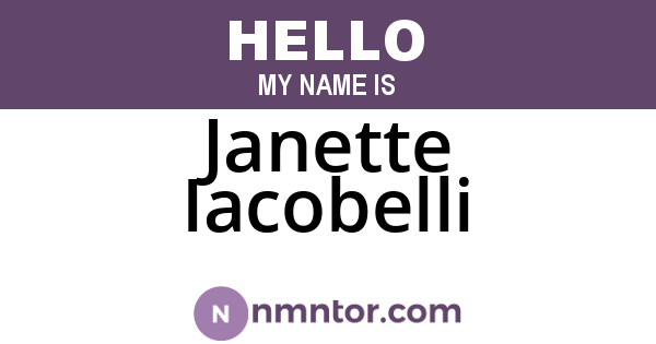 Janette Iacobelli