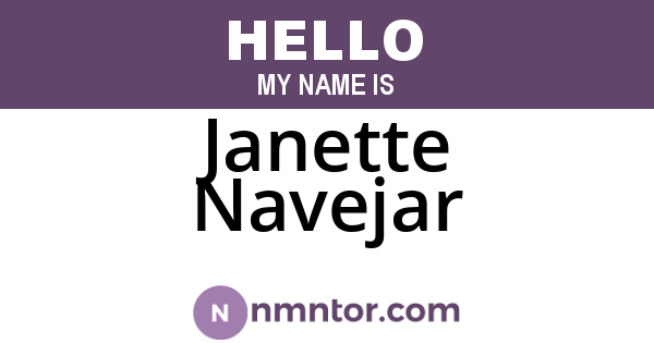 Janette Navejar