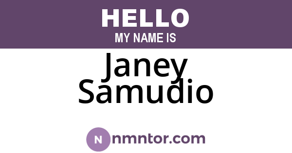 Janey Samudio