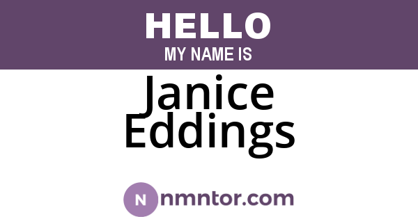 Janice Eddings
