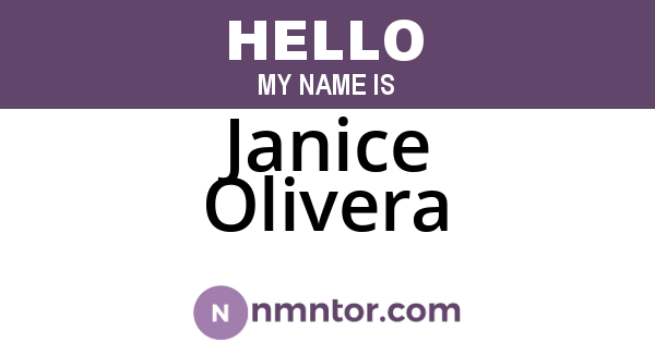Janice Olivera