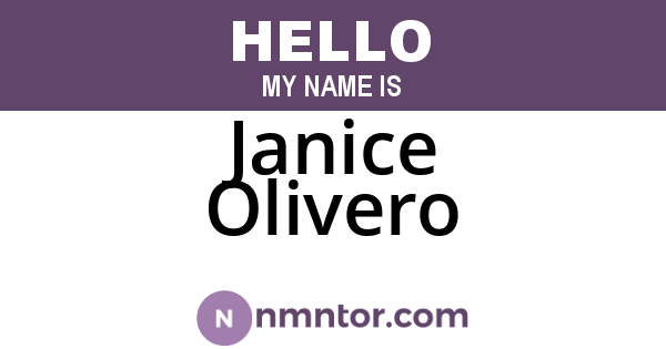 Janice Olivero