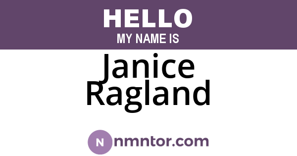 Janice Ragland