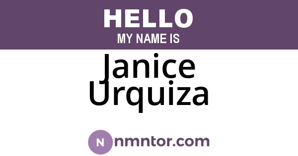 Janice Urquiza