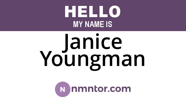 Janice Youngman