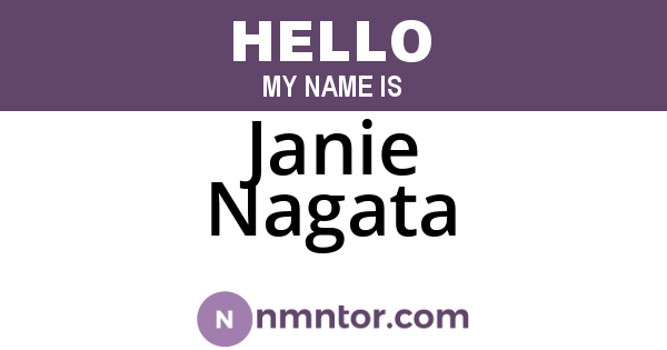 Janie Nagata
