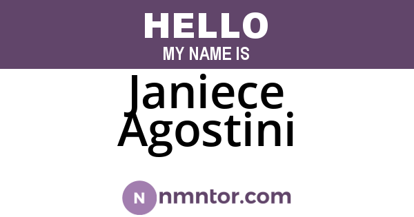 Janiece Agostini