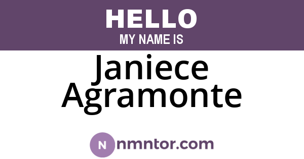 Janiece Agramonte