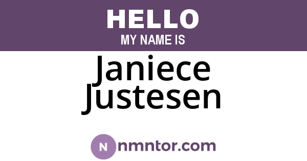 Janiece Justesen