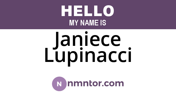 Janiece Lupinacci