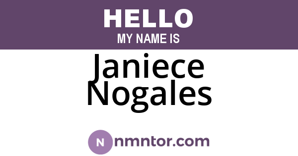 Janiece Nogales