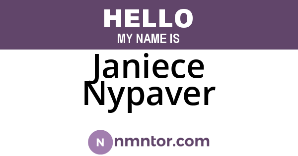 Janiece Nypaver