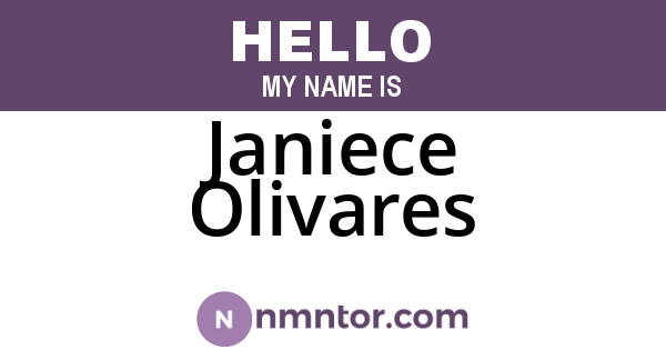 Janiece Olivares