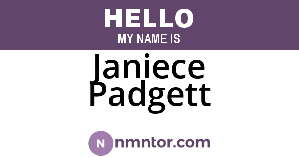Janiece Padgett