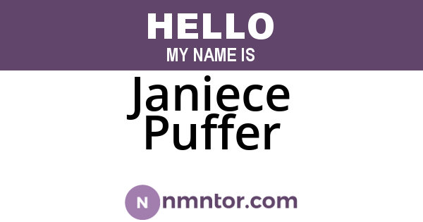 Janiece Puffer