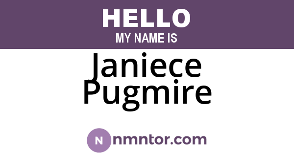 Janiece Pugmire