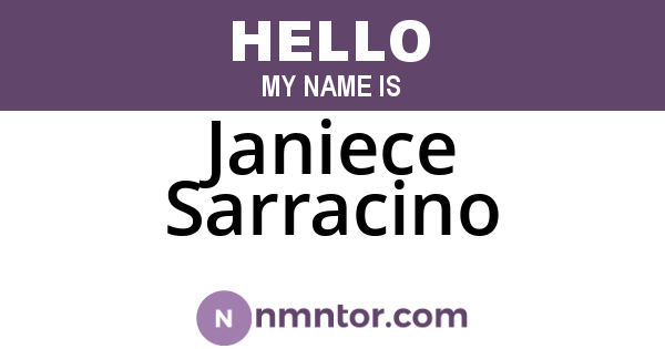Janiece Sarracino