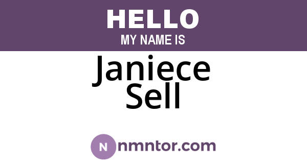 Janiece Sell