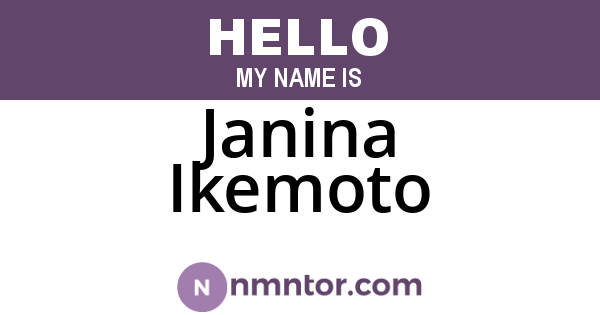 Janina Ikemoto