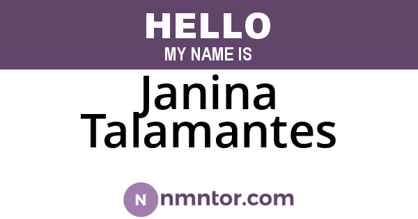 Janina Talamantes