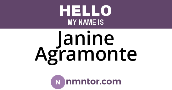 Janine Agramonte