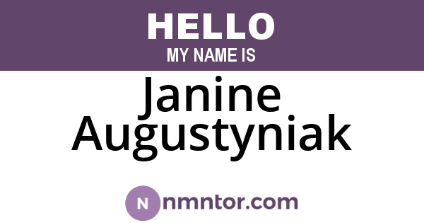 Janine Augustyniak