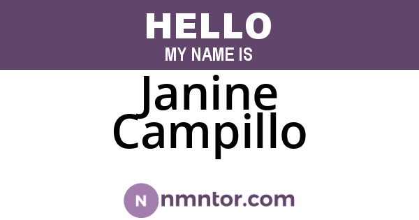 Janine Campillo