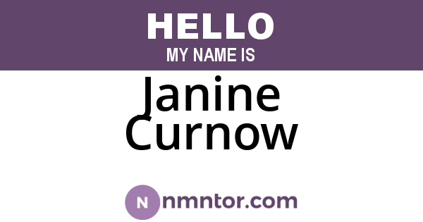 Janine Curnow