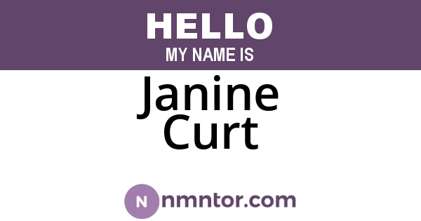 Janine Curt