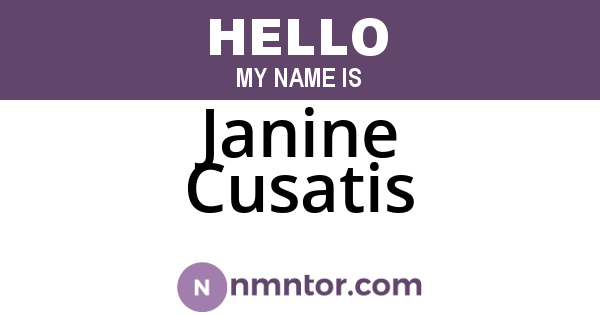 Janine Cusatis