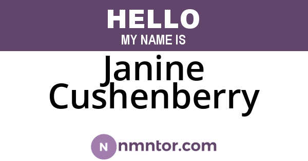 Janine Cushenberry