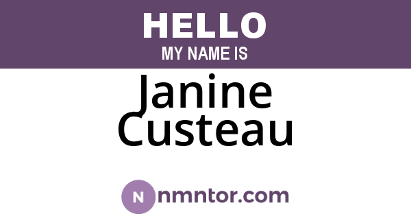 Janine Custeau