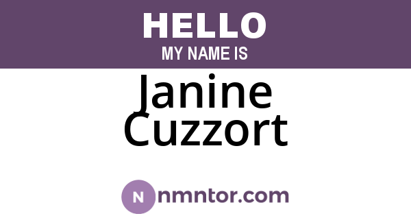 Janine Cuzzort